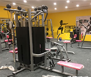 沙特客户女子健身房 蜜桃精品无码健身器材客户案例